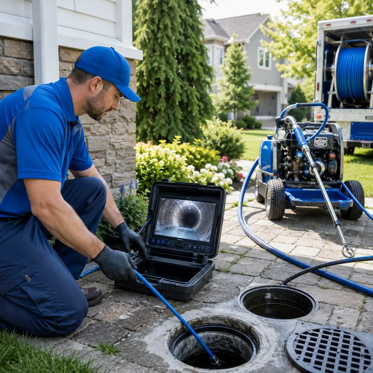 Outdoor drain cleaning professionals serving New Windsor, IL